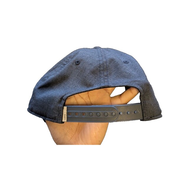 Vuori V1 Wordmark Hat Snap Back Cap Navy Blue One Ten Flex Fit Tech - Picture 4 of 6